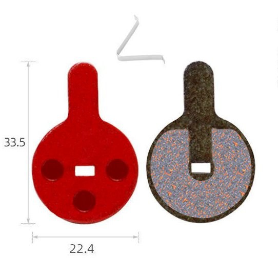 Тормозные колодки дисковые RB-D77