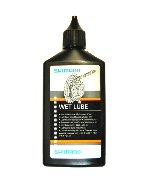 Смазка для цепи Shimano WET (100 мл.)